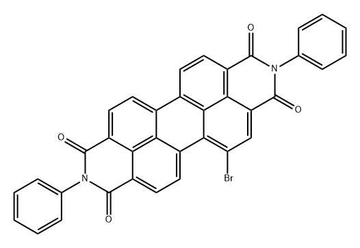 Anthra[2,1,9-def:6,5,10-d'e'f']diisoquinoline-1,3,8,10(2H,9H)-tetrone, 5-bromo-2,9-diphenyl- Structure