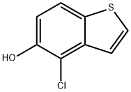 4-chloro-1-benzothiophen-5-ol Structure