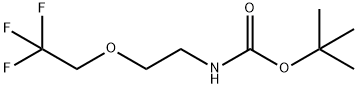 1,1-Dimethylethyl N-[2-(2,2,2-trifluoroethoxy)ethyl]carbamate Structure