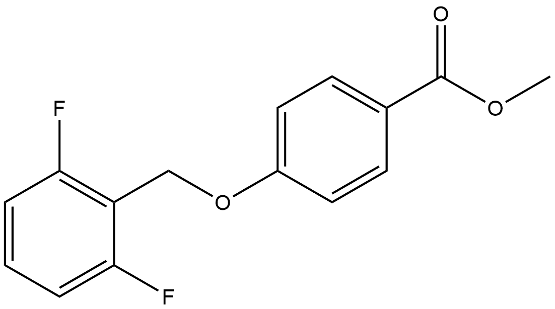 Methyl 4-[(2,6-difluorophenyl)methoxy]benzoate Structure