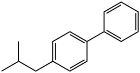 1,1'-Biphenyl, 4-(2-methylpropyl)- Structure