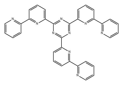 1,3,5-Triazine, 2,4,6-tris([2,2'-bipyridin]-6-yl)- Structure