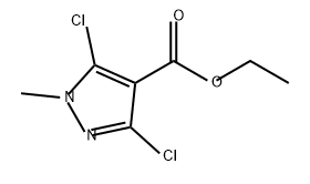 1H-Pyrazole-4-carboxylic acid, 3,5-dichloro-1-methyl-, ethyl ester Structure
