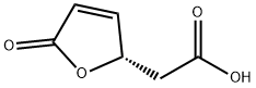 2-Furanacetic acid, 2,5-dihydro-5-oxo-, (2S)- Structure
