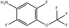 Benzenamine, 2,5-difluoro-4-(trifluoromethoxy)- Structure