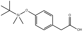 Benzeneacetic acid, 4-[[(1,1-dimethylethyl)dimethylsilyl]oxy]- Structure