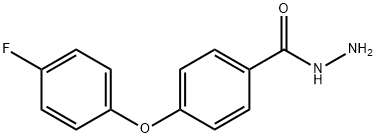 Benzoic acid, 4-(4-fluorophenoxy)-, hydrazide Structure