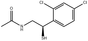 Acetamide, N-[(2R)-2-(2,4-dichlorophenyl)-2-mercaptoethyl]- Structure