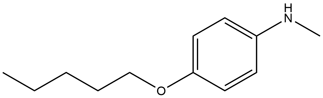 N-Methyl-4-(pentyloxy)benzenamine Structure