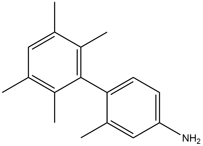 2,2',3',5',6'-Pentamethyl[1,1'-biphenyl]-4-amine Structure