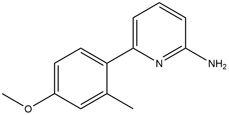6-(4-Methoxy-2-methylphenyl)-2-pyridinamine Structure