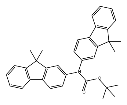 Carbamic acid, N,N-bis(9,9-dimethyl-9H-fluoren-2-yl)-, 1,1-dimethylethyl ester