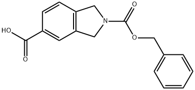 2H-Isoindole-2,5-dicarboxylic acid, 1,3-dihydro-, 2-(phenylmethyl) ester Structure