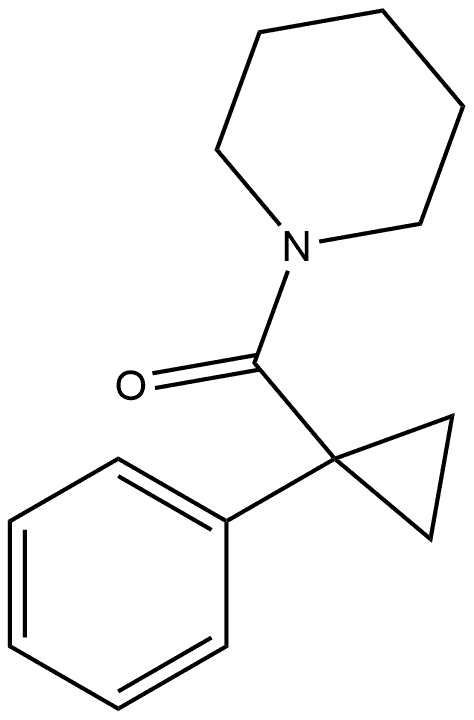 (1-Phenylcyclopropyl)-1-piperidinylmethanone Structure