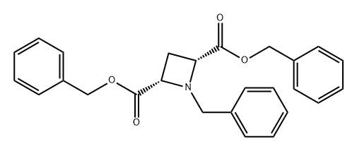 2,4-Azetidinedicarboxylic acid, 1-(phenylmethyl)-, bis(phenylmethyl) ester, cis- (9CI)