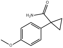 Cyclopropanecarboxamide, 1-(4-methoxyphenyl)- Structure