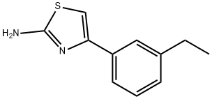 4-(3-ethylphenyl)-1,3-thiazol-2-amine Structure