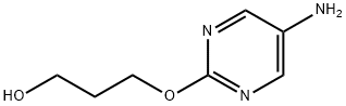1-Propanol, 3-[(5-amino-2-pyrimidinyl)oxy]- Structure