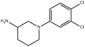 1-(3,4-DICHLOROPHENYL)PIPERIDIN-3-AMINE Structure