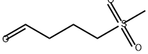 Butanal, 4-(methylsulfonyl)- Structure