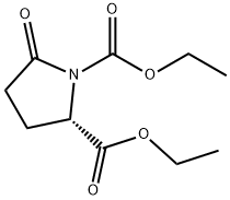 1,2-Pyrrolidinedicarboxylic acid, 5-oxo-, diethyl ester, (2S)- (9CI) Structure