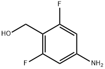 Benzenemethanol, 4-amino-2,6-difluoro- Structure