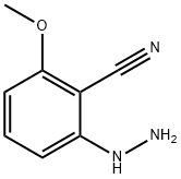 Benzonitrile, 2-hydrazinyl-6-methoxy- Structure