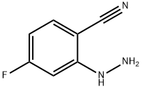 Benzonitrile, 4-fluoro-2-hydrazinyl- Structure