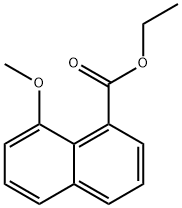 Ethyl 8-methoxynaphthalene-1-carboxylate Structure