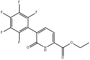Ethyl 6-hydroxy-5-(perfluorophenyl)picolinate Structure