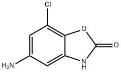 2(3H)-Benzoxazolone, 5-amino-7-chloro- Structure