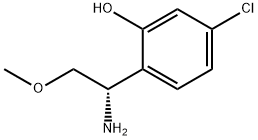 (S)-2-(1-amino-2-methoxyethyl)-5-chlorophenol Structure