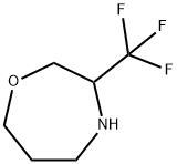 1,4-Oxazepine, hexahydro-3-(trifluoromethyl)- Structure