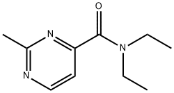 N,N-diethyl-2-methylpyrimidine-4-carboxamide Structure
