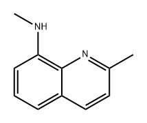 8-Quinolinamine, N,2-dimethyl- Structure