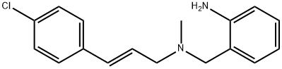 Benzenemethanamine, 2-amino-N-[(2E)-3-(4-chlorophenyl)-2-propen-1-yl]-N-methyl- Structure