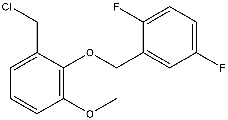1-(Chloromethyl)-2-[(2,5-difluorophenyl)methoxy]-3-methoxybenzene Structure