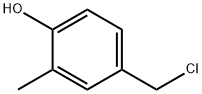 Phenol, 4-(chloromethyl)-2-methyl- Structure
