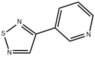 Pyridine, 3-(1,2,5-thiadiazol-3-yl)- Structure