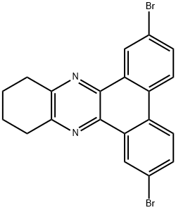 2,7-Dibromo-10,11,12,13-tetrahydrodibenzo[a,c]phenazine Structure