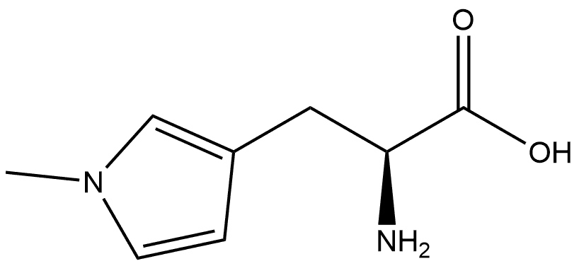 (αS)-α-Amino-1-methyl-1H-pyrrole-3-propanoic acid Structure