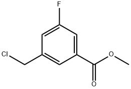 methyl 3-(chloromethyl)-5-fluorobenzoate Structure