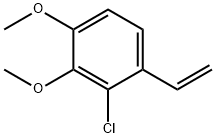 2-chloro-1-ethenyl-3,4-dimethoxybenzene Structure