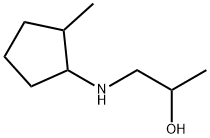 1-[(2-methylcyclopentyl)amino]propan-2-ol Structure