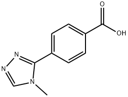 4-(4-methyl-4H-1,2,4-triazol-3-yl)benzoic acid Structure