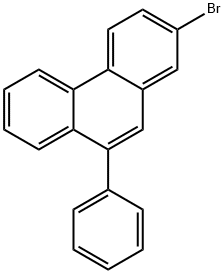 Phenanthrene, 2-bromo-9-phenyl- Structure