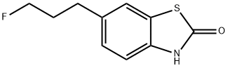 2(3H)-Benzothiazolone, 6-(3-fluoropropyl)- Structure