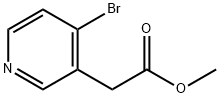 3-Pyridineacetic acid, 4-bromo-, methyl ester Structure