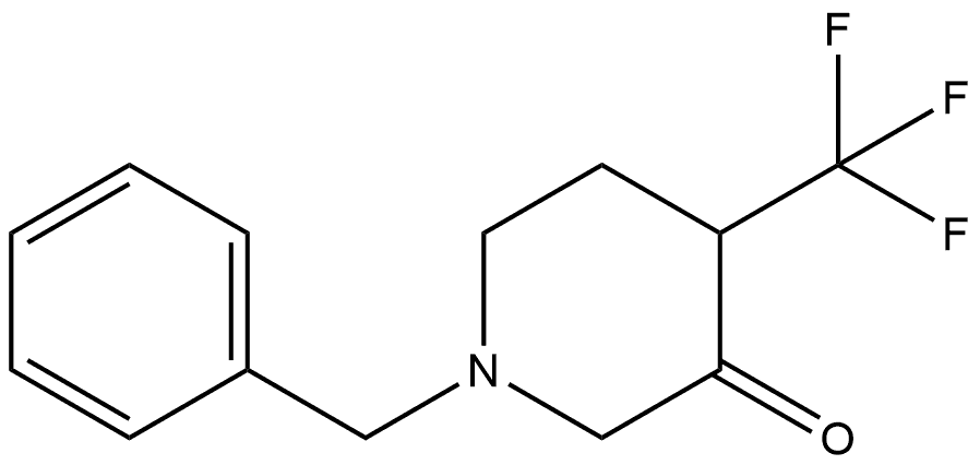 1-Benzyl-4-(trifluoromethyl)piperidin-3-one Structure