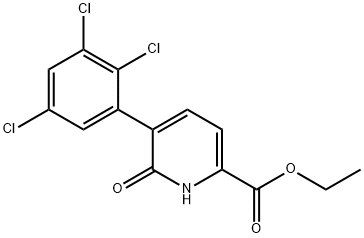 Ethyl 6-hydroxy-5-(2,3,5-trichlorophenyl)picolinate Structure